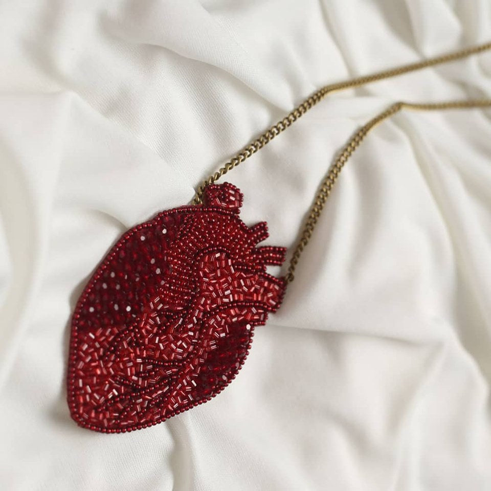 Anatomic Heart Necklace