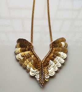 Icarus Wings Necklace - Gold