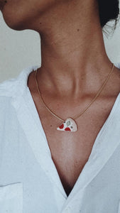 Pizza brooch/necklace