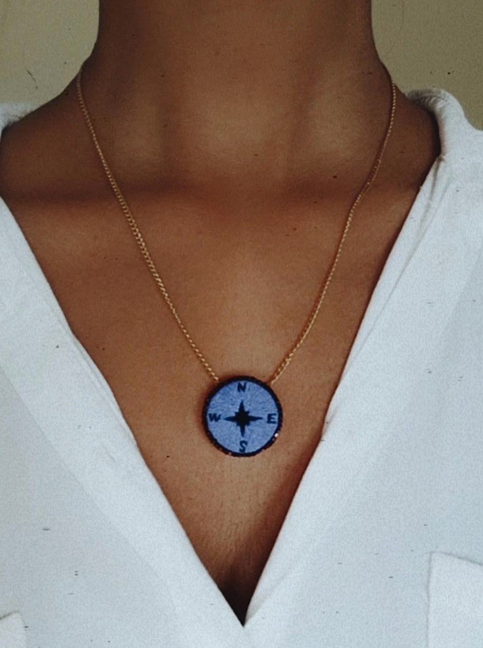 Compass brooch/necklace